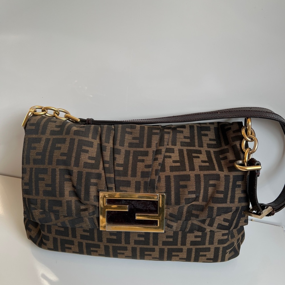 Fendi Mia Zucca Crossbody Bag